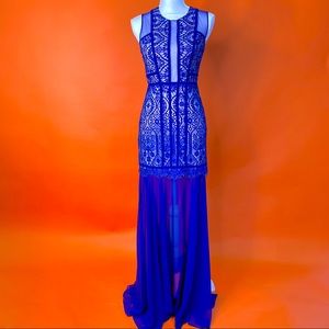 Royal Blue Evening Dress